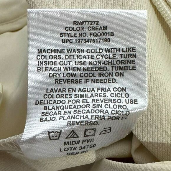 French Connection Women's Wide Leg Trouser Tan Size Medium - Picture 13 of 16